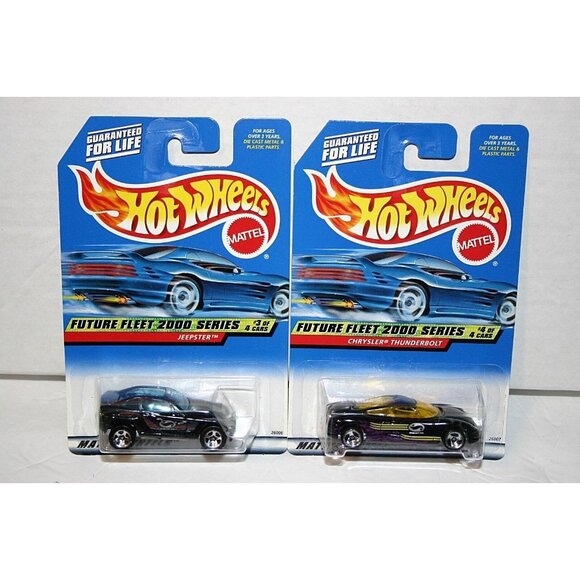 Hot Wheels Future Fleet 2000 Series Jeepster # 003 Thunderbolt # 004 lot (2) - Picture 2 of 5